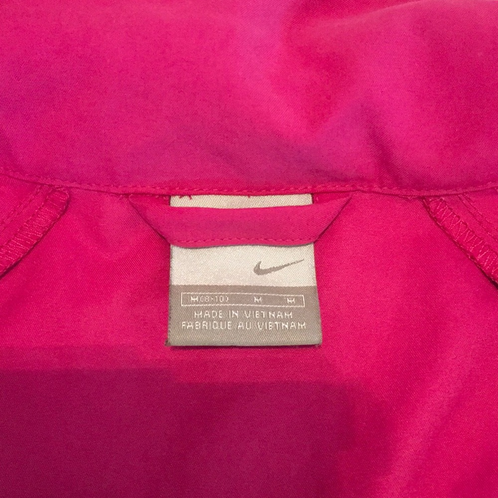 NIKE Warmup GYM Jacket ZIP PINK Black White MEDIUM - Picture 2 of 8